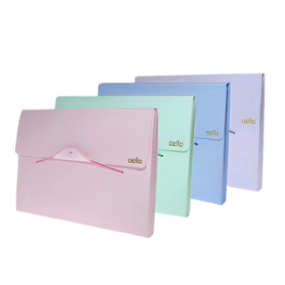 Pasta Sanfonada Com 12 Divisórias A4 Serena Tom Pastel Dello em Oferta na Shopee
