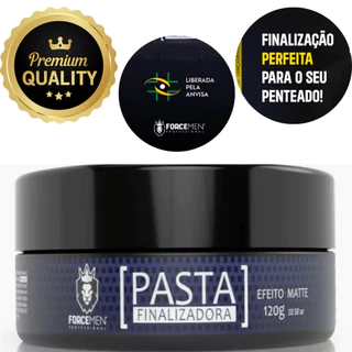 Pomada Pasta Finalizadora Efeito Matte Seco 120g Force Men