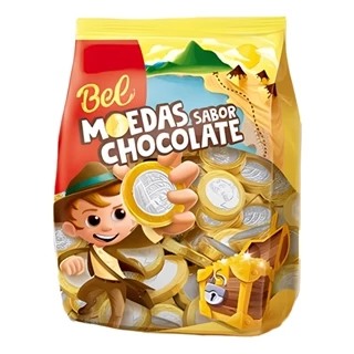 Moedas de Chocolate Bel 500g