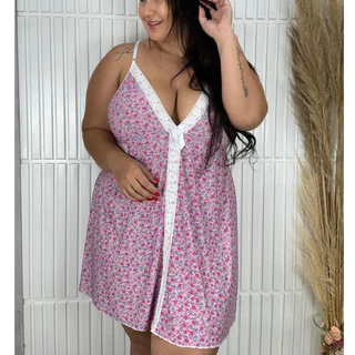 Camisola Feminina Plus Size Liganete Estampas Sortidas De Alcinha