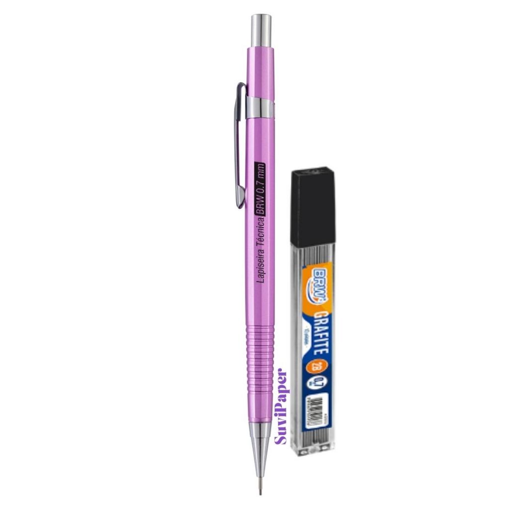 Lapiseira Rosa Metalizada + Grafite 2.0mm BRW | Shopee Brasil Lapiseira Rosa Metalizada + Grafite 2.0mm BRW | Shopee Brasil