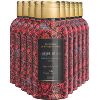 10 ÓLEO CORPORAL SENSUALIZE SOFISTICATTO COSMÉTICOS MASSAGEM E BANHO