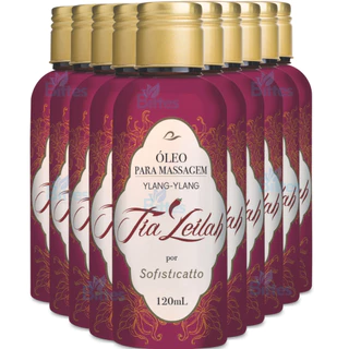 10 ÓLEO PARA MASSAGEM TIA LEILAH SOFISTICATTO COSMÉTICOS