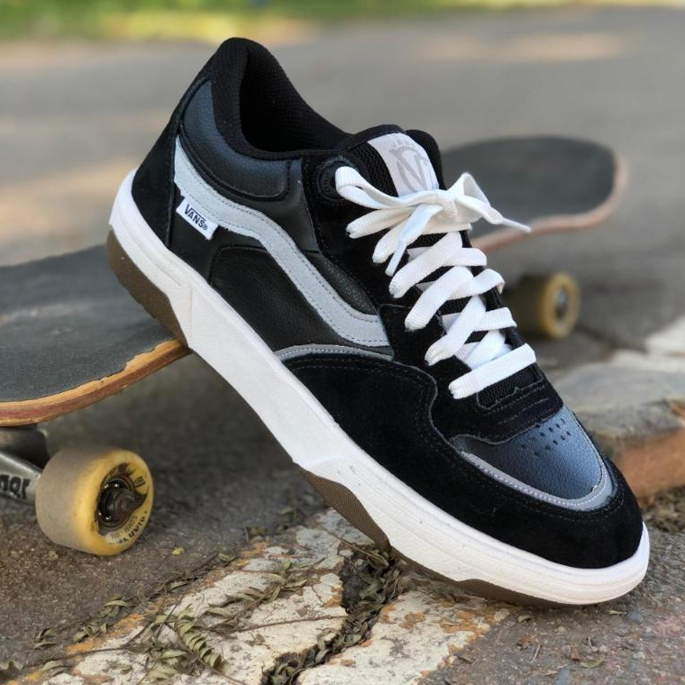 Tenis Masculino Skate Rowan 2 Lançamento Couro Camurça Refletivo