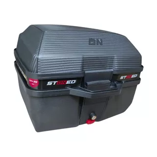 Baú 35 Litros Stoned Tracker Bauleto Moto Com Base Universal