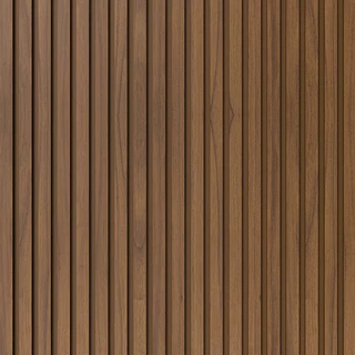 Painel Ripado Autocolante de EVA Meu Rodapé Linha Madeto Nogueira Natural 110m x 0,5m