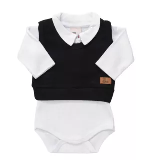 Conjunto Bebê Duas Peças Body e Colete 6670-C2 em Oferta na Shopee