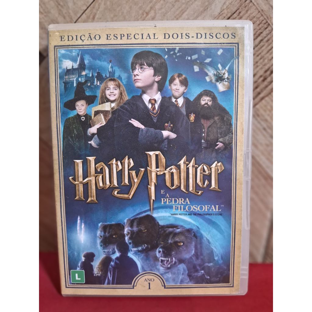 DVD Versão Estendida de Harry Potter e a Pedra Filosofal | Shopee Brasil