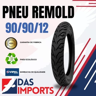 Pneu 90/90/12 Pneu Dianteiro Para Moto Honda Lead Remolds Novo