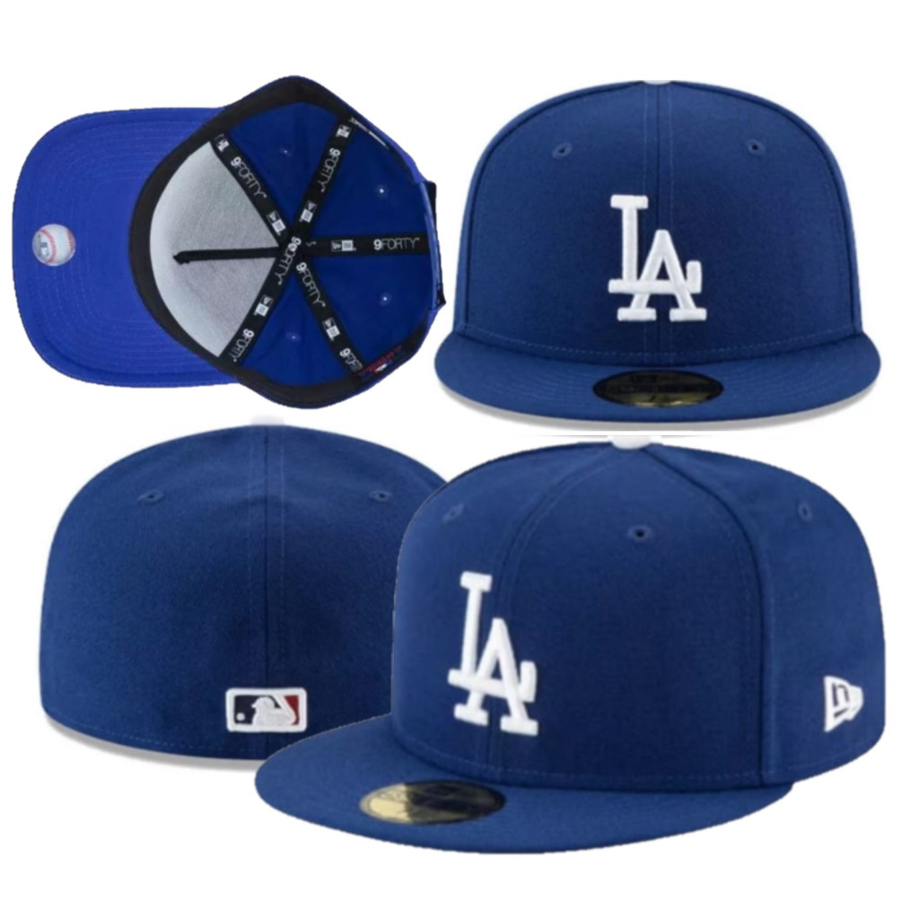 Boné LA Aba Reta Fechada e Ajustável Los Angeles Baseball Lançamento