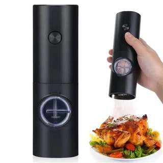 Moedor Elétrico De Sal Pimenta Temperos Condimentos Automático Com Ajuste de Moagem VITOR