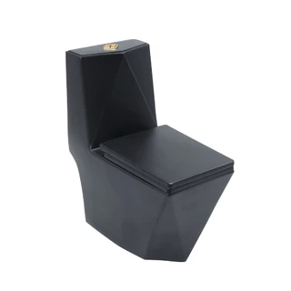 Vaso Sanitário Monobloco Opala Pingoo - Preto
