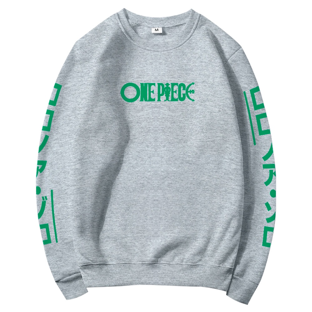 Blusa Moletom Roronoa Zoro Anime Piece Mangá Personagem Sem Capuz