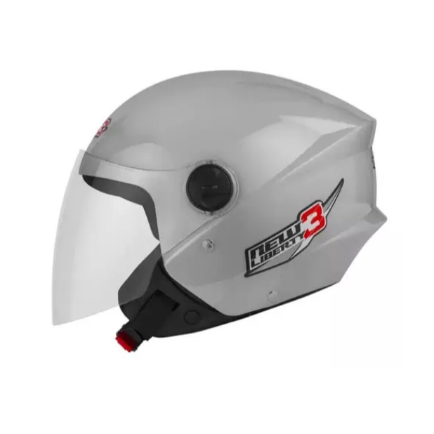 CAPACETE NEW LIBERTY THREE PRATA (56)