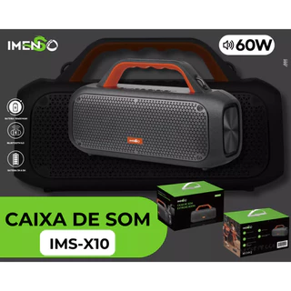 Caixa De Som 60w Amplificada Ultra Potente Imenso X10