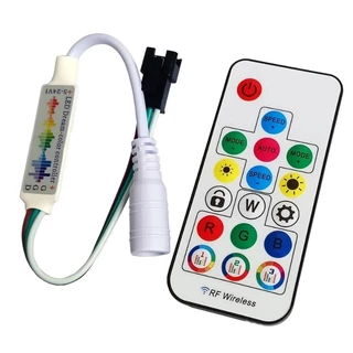 Central Rítmica Acompanhar a Música Fita LED Ws2811 Ws2812