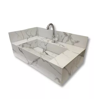 Pia De Porcelanato 50x35cm Carrara