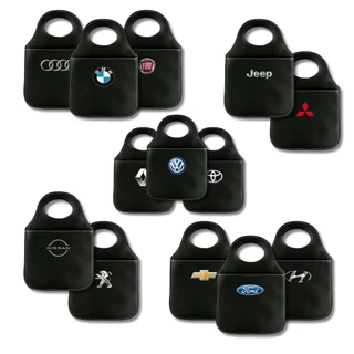 Lixo Para Carro Várias Marcas Porta Lixo em Couro em Oferta na Shopee