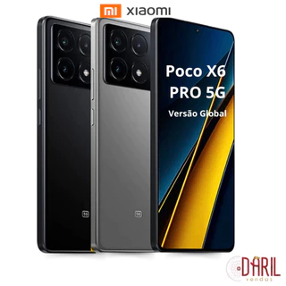 Celular Smartphone Poco X6 Pro 512GB 12RAM e 256GB 8RAM 5G - XIAOMI ORIGINAL