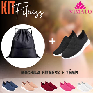 Kit Fitness Vimalo - Mochila esportiva E Tênis VL01 + MOCHILA Tênis jogging calce Fácil em Oferta na Shopee