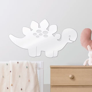 ESPELHO DECORATIVO ACRILICO ESPELHADO DINOSSAURO PARA QUARTO BEBE