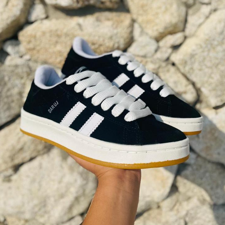 Tenis Masculino DARUJ Campus Esportivo Confortavel Academia Casual Sneaker Skate