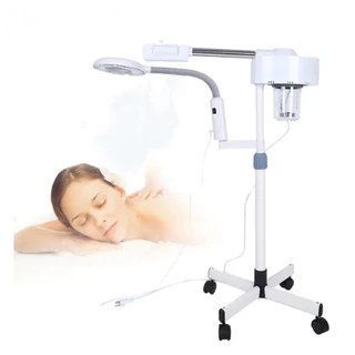 Luminaria De Chão Com Lupa E Vapor Facial De Aplicação 5 Funções