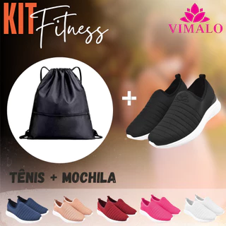 Kit Fitness Vimalo - Mochila esportiva E Tênis VL02 + MOCHILA Tênis jogging calce Fácil em Oferta na Shopee