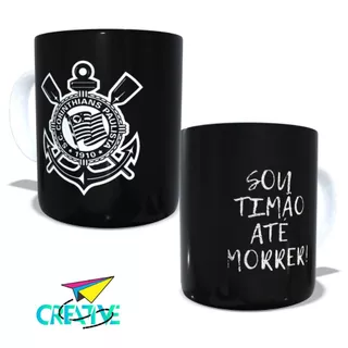 Caneca Porcelana Time Corinthiano Presente alta qualidade (similar)