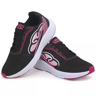 Tênis Esportivo Feminino Varias Cores Ideal Para Academia Corrida Caminhada - Calçado Confortável