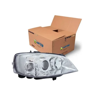 Farol Cromado Lado Direito Com Regulagem Elétrica Astra Arteb 160550
