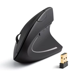 Mouse Rato Vertical Ergonômico Sem Fio Usb Portátil