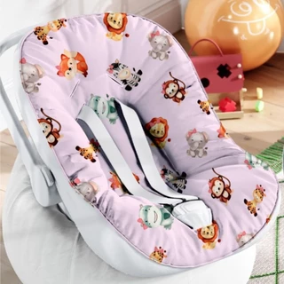 Capa Para Bebê Conforto Tecido Extra Macio Menino e Menina Modelo Safari em Oferta na Shopee