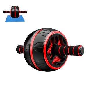 Roda Abdominal Lombar Grossa Cabo Antiderrapante Para Exercício Fitness Musculação Treino