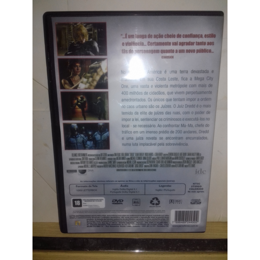 DVD Dredd O Juiz do Apocalipse 2012 Dublado HD1080p | Shopee Brasil