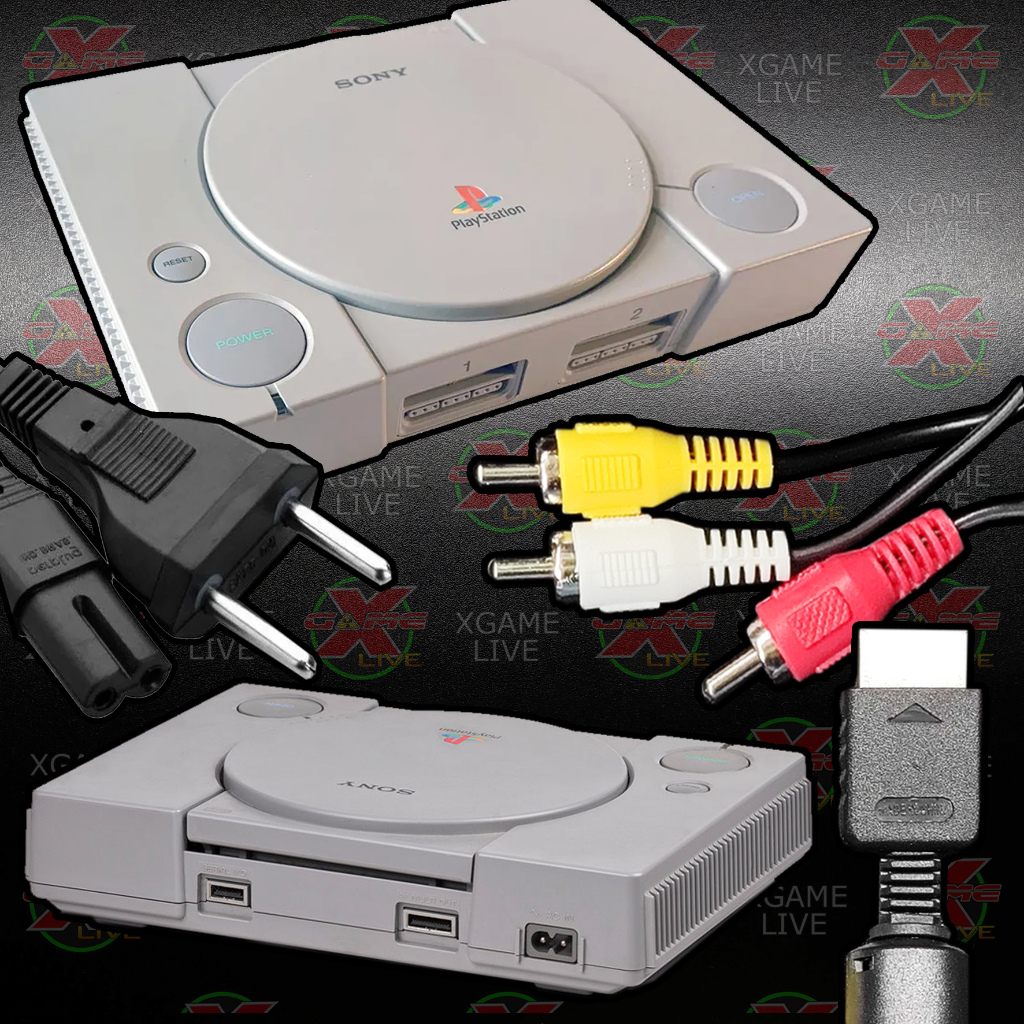 KIT - Cabo AV + Cabo de Energia de PS1 By XGAMELIVE