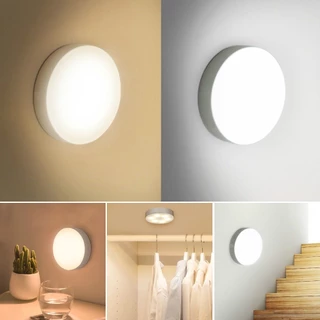 Mini luminária De Led Forte Sem Fio Spot 3 leds /Luz De Parede Sensor automatico
