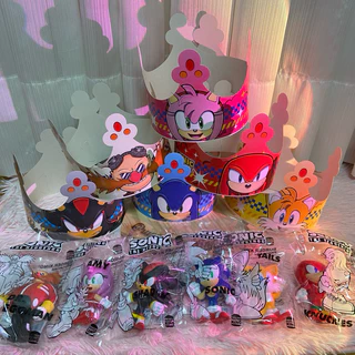 Burguer King Sonic the Hedgehog - Coleção Completa com 6 Bonecos - Shadow Tails Knuckles Dr. Eggman