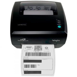 impressora de Etiquetas Elgin L42 PRO Full USB Ethernet Serial - 46L42PUSEC01