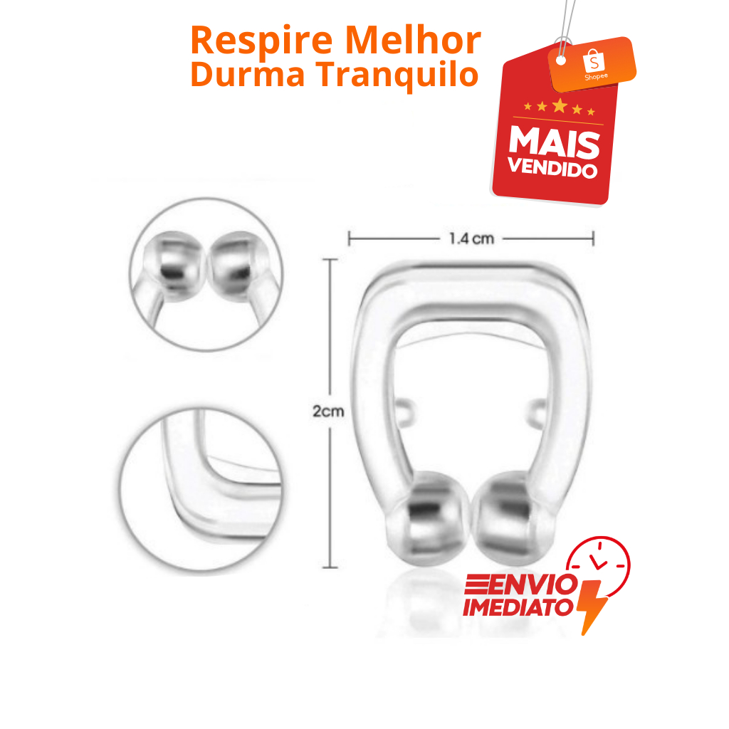 Clip Nasal Anti Ronco