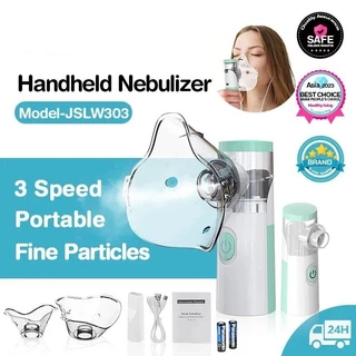 Mini Inalador Nebulizador Portátil Para Asma Gripe Sinusite Crianças Adultos com Pilha e Cabo USB Cuidados de Saúde inalador infantil adulto