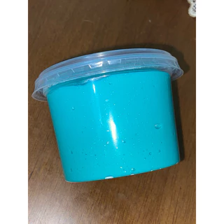 Slime verde água/com glitter 145ml