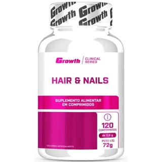 Hair e Nails 120 Comprimidos - Growth Supplements