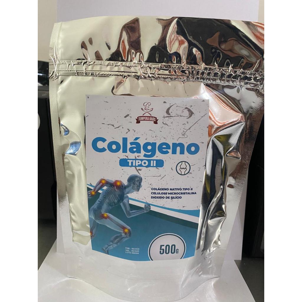 Colageno Tipo 2 Em Pó 250g Linha Premium Puro - Fortalece Articulação ...
