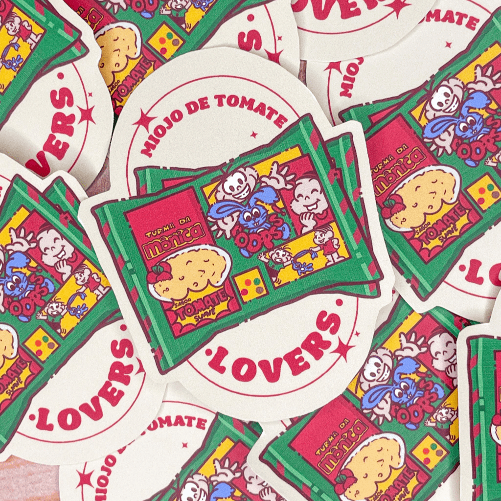 Adesivo | Miojo Tomate Lovers | Shopee Brasil