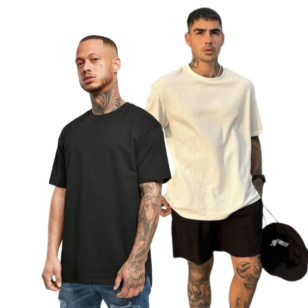 Kit 2 Blusa Masculina Oversized camisa Oversize