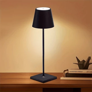 LED sem fio tricolor com escurecimento por toque Luz de leitura LED em material de alumínio com cabo NTD-083