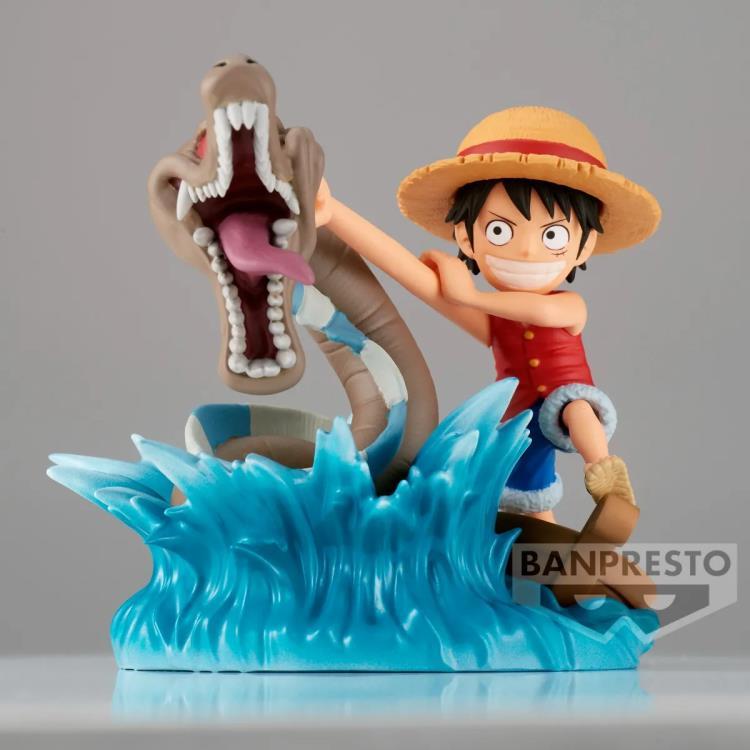One Piece World Collectable Figure Log Stories Monkey D. Luffy vs Local Sea Monster
