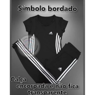 Conjunto Fitness calça não fica transparente qualidade e conforto