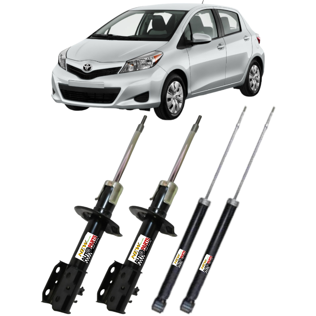 Amortecedores Dianteiros + Traseiros Toyota Yaris 2019 2020 2021 2022 ...